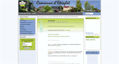 Desktop Screenshot of mairie-etrechet.fr