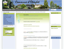 Tablet Screenshot of mairie-etrechet.fr